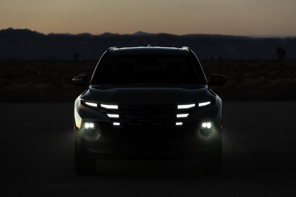 Đèn LED định vị ban ngày của Hyundai Santa Cruz 2022