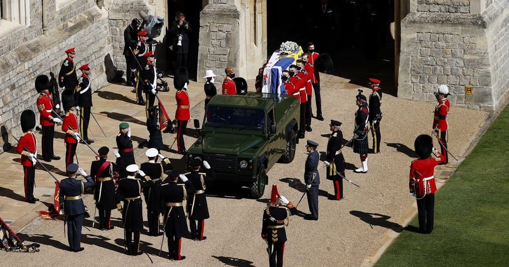 Hình ảnh tại lễ tang của Hoàng tế Philip, phu quân Nữ hoàng Anh ngày 17/4/2021