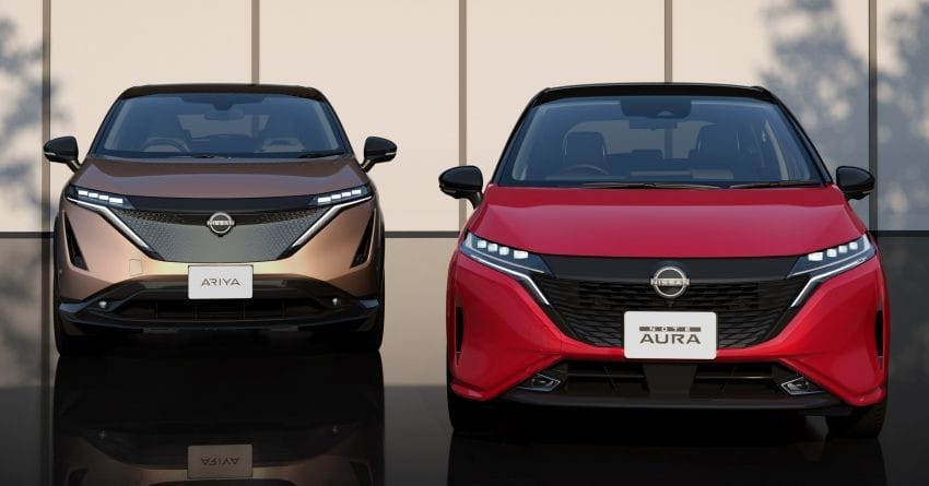Nissan Note Aura 2022 là phiên bản thương mại của xe concept Ariya