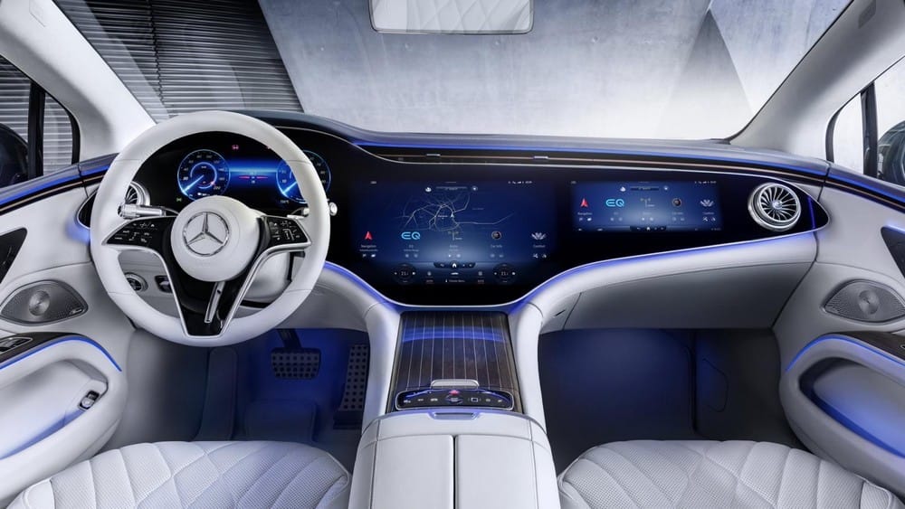 Nội thất ấn tượng bên trong Mercedes-Benz EQS 2022