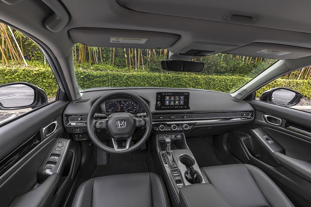 Nội thất của Honda Civic 2022 dành cho thị trường Mỹ