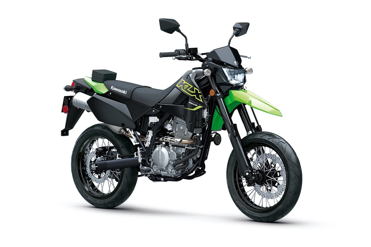 Supermoto Kawasaki KLX300SM 2022 chính thức được hé lộ với loạt màu mới hấp dẫn