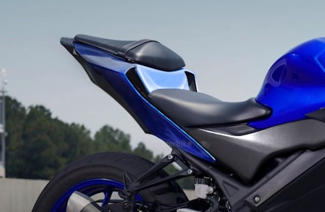Thiết kế dàn đuôi mới trên Yamaha R3 2022