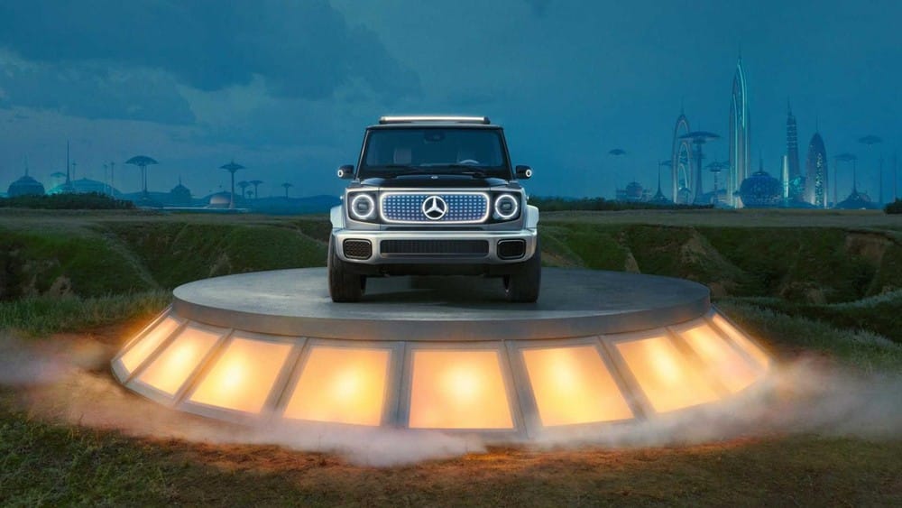 Đầu xe của Mercedes-Benz EQG Concept