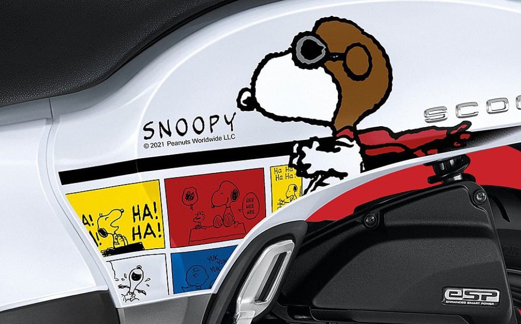 Hình ảnh chú chó Snoopy trong bộ đồ phi công.