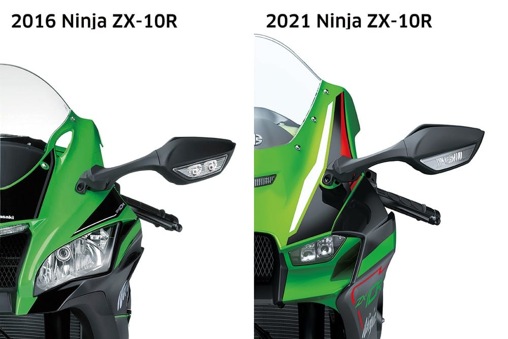Kawasaki ZX-10R 2021 có thiết kế hoàn toàn mới