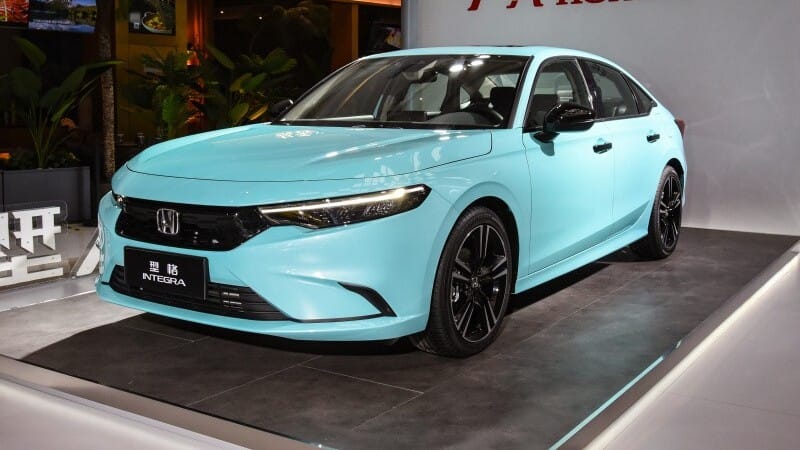Honda Integra 2022 được trưng bày tại Trung Quốc