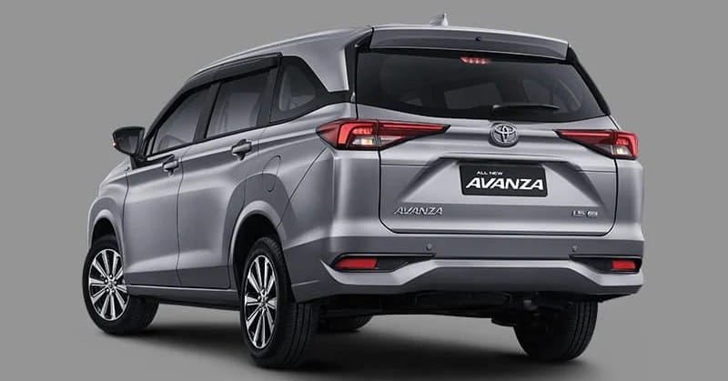 Thiết kế đằng sau của Toyota Avanza 2022