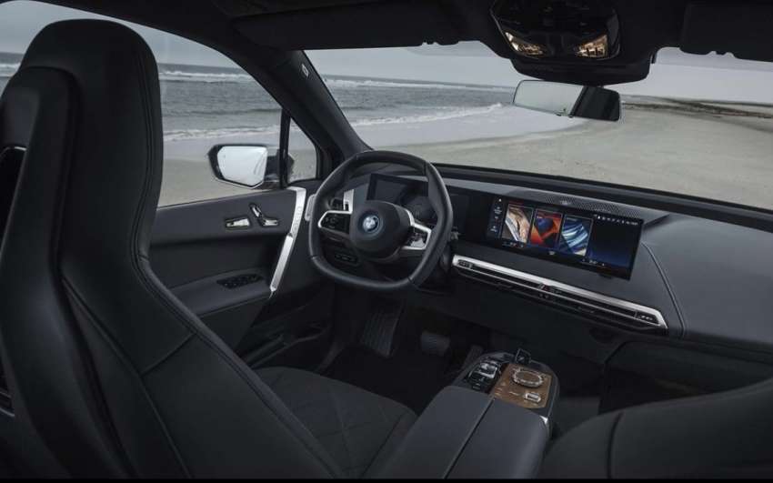 BMW iX M60 2022 rò rỉ hình ảnh -3