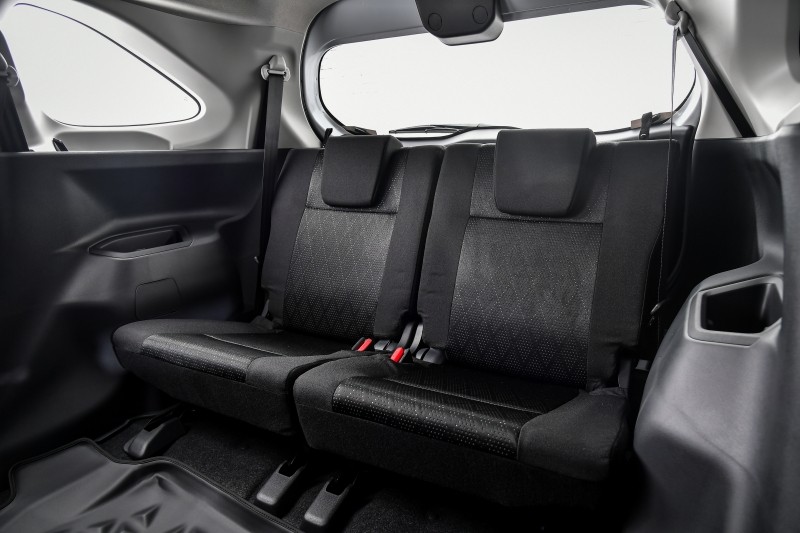 Hàng ghế cuối của Toyota Veloz 2022