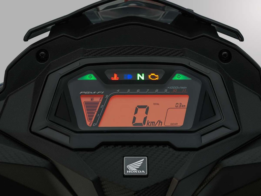 Đồng hồ kỹ thuật số của Honda RS150R 2022