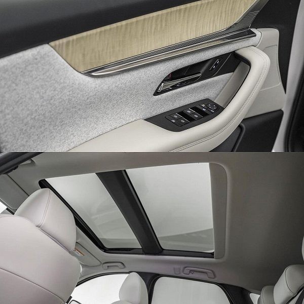 Mazda CX-60 2022 có nhiều chất liệu nội thất cao cấp và cửa sổ trời toàn cảnh