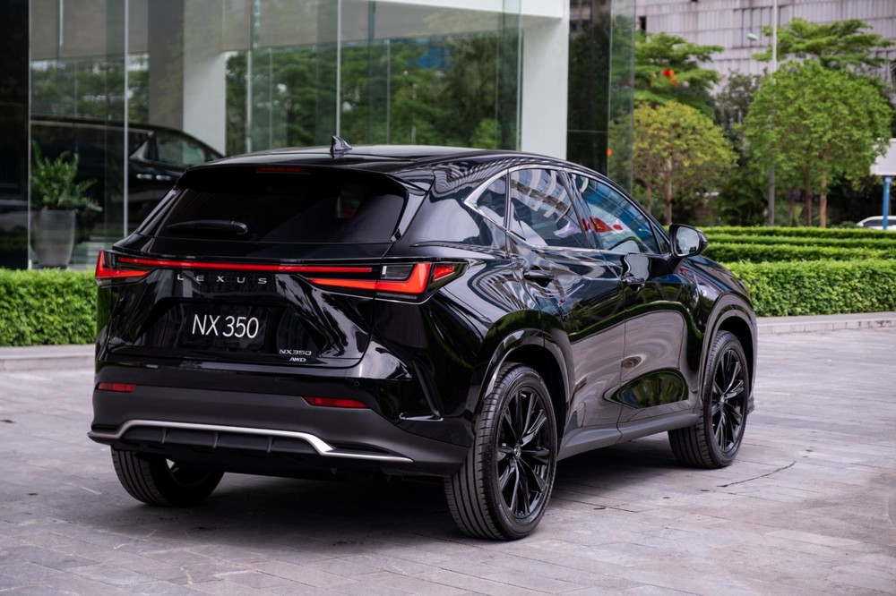 Thiết kế đuôi xe của Lexus NX 2022.