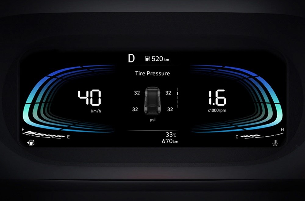 Màn hình 4,2 inch trong bảng đồng hồ của Hyundai Stargazer 2022